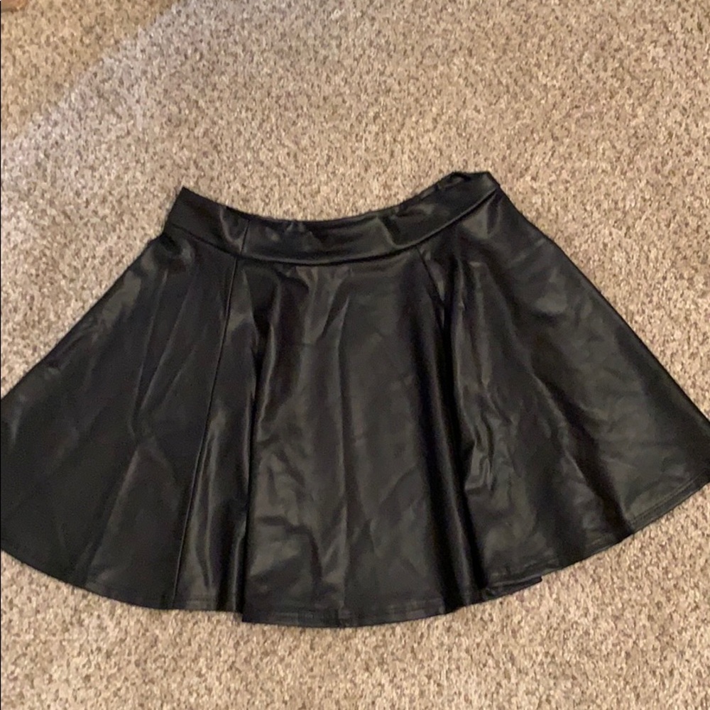 Leather Mini Skirt